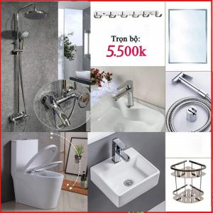 Combo trọn bộ phòng tắm 03