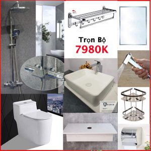 Combo trọn bộ phòng tắm 06